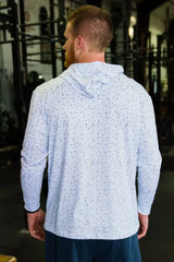 Burlebo Performance Hoodie in color White Speckled.