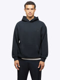 Mens Divine Fleece Hoodie in the color black from the brand, CUTS.