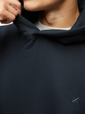 Mens Divine Fleece Hoodie in the color black from the brand, CUTS.