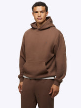 Mens Divine Fleece Hoodie in the color mocha from the brand, CUTS.