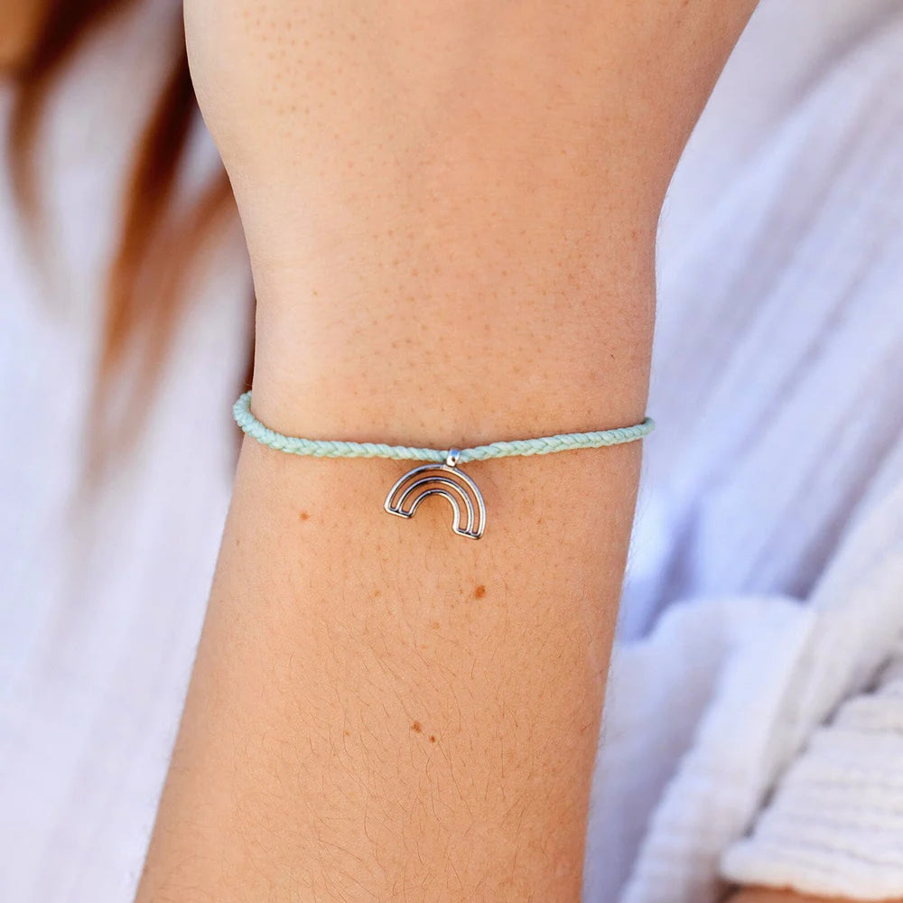 Pura Vida Chasing Rainbows Silver Charm Bracelet Pura Vida Chasing Rainbows Silver Charm Bracelet