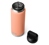 YETI Rambler 36 oz Bottle With Chug Cap in the color Low Country Peach.