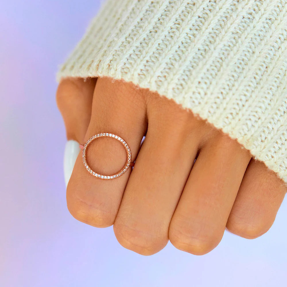Pura Vida Pave Open Circle Ring - Size 7 Pura Vida Pave Open Circle Ring - Size 7