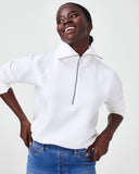 Spanx Airessentials Half Zip | Powder