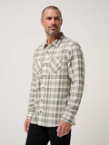 Cloud Flannel Plaid