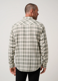 Cloud Flannel Plaid