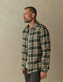 Louis Heavyweight Flannel Overshirt in Elmwood Plaid from The Normal Brand.
