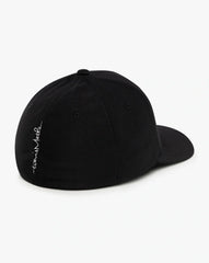 TravisMathew B-Bahamas Fitted Hat in color black.