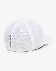 TravisMathew B-Bahamas Fitted Hat in color white.