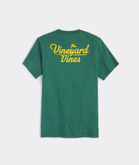 Vineyard Vines Golf Flag Short Sleeve Tee | Hunter Green