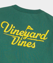 Vineyard Vines Golf Flag Short Sleeve Tee | Hunter Green