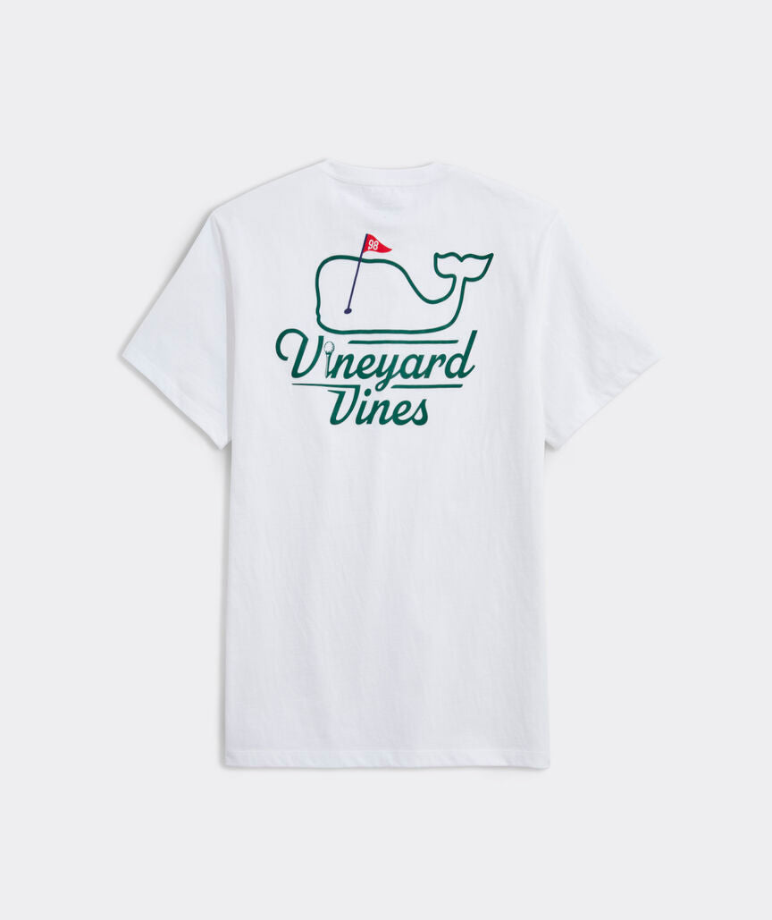 Vineyard Vines Golf Flag Short Sleeve Tee | White Cap