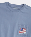 Grateful Dead USA Flag Short Sleeve Tee