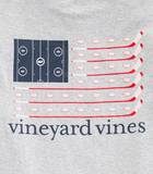 Long Sleeve Hockey Flag Pocket Tee