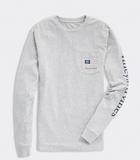 Long Sleeve Hockey Flag Pocket Tee