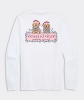 String Lights Pups Long Sleeve Tee