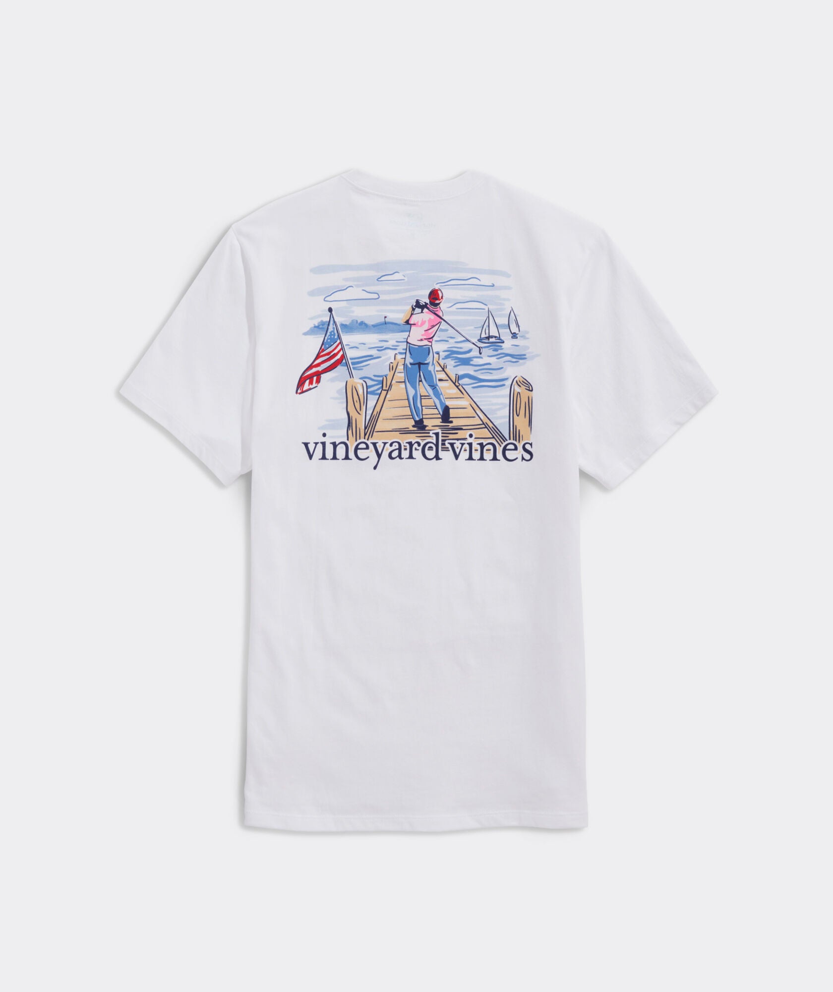 Golf Swing T-Shirt from Vineyard Vines Whitecap / XLarge