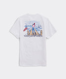 Golf Swing Short Sleeve Tee from Vineyard Vines in the color white.
