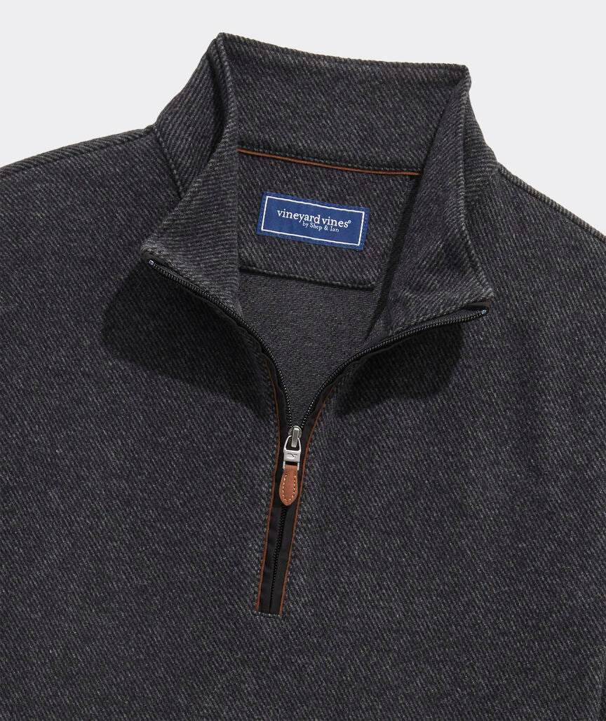 Vineyard Vines men's Calm Water Quarter-Zip in the color nocturne.