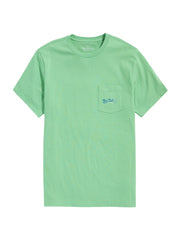 A Big Dill Short Sleeve Pocket Tee in the color green, from Vineyard Vines.