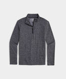 Men's performance golf style pullover q-zip from Vineyard Vines. This pullover is the color evening sky.