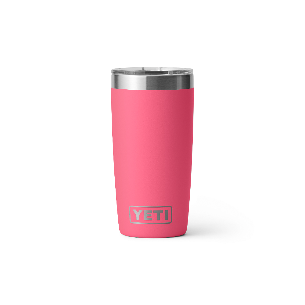 YETI Rambler 10 oz Tumbler with Magslider Lid in color Tropical Pink