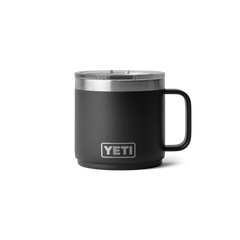 YETI Rambler 14 oz Stackable Mug With Magslider™ Lid in color Black.