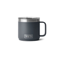 YETI Rambler 14 oz Stackable Mug With Magslider™ Lid in color Charcoal.