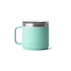 YETI Rambler 14 oz Stackable Mug With Magslider™ Lid in color Seafoam.