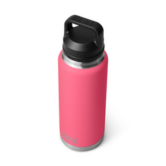 YETI Rambler 36 oz Bottle With Chug Cap in color Tropical Pink.