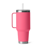 YETI Rambler 42 oz Straw Mug with Straw lid in color Tropical Pink.