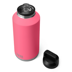 YETI Rambler 64 oz Bottle With Chug Cap in color Tropical Pink.