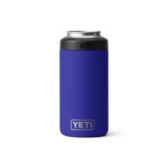 YETI Rambler 16 oz Colster™ Can Cooler in Offshore Blue.