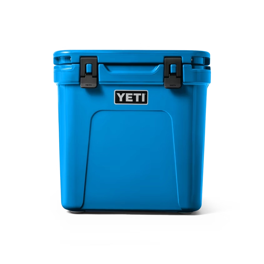 YETI Roadie 48 Wheeled Cooler in Big Wave Blue.