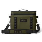 YETI Soft Cooler Hopper Flip 18 in Olive.