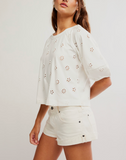 Jessie Eyelet Tee