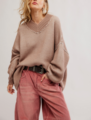 Free People Maisie Sweater | Stucco Combo