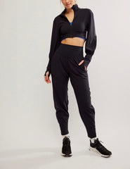 Free People Never Better Structured Sweat | Black