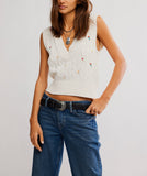 Plumeria Floral Vest