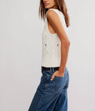 Plumeria Floral Vest