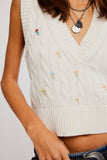 Plumeria Floral Vest