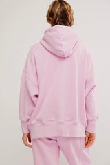 Free People Sprint To The Finish Hoodie | Powder Pink