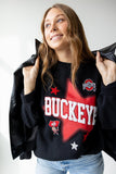 Ohio State Aura Oversized Crew