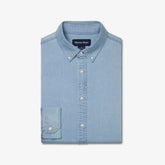 Nash Chambray Long Sleeve No Tuck Dress Shirt