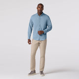 Nash Chambray Long Sleeve No Tuck Dress Shirt