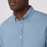 Nash Chambray Long Sleeve No Tuck Dress Shirt