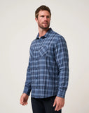 Cloud Flannel Plaid