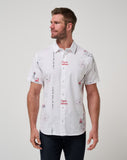 Fourth Fest Short Sleeve Button Down