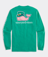 St. Patrick's Day Whale Long Sleeve Tee