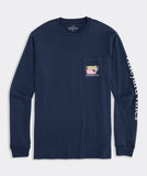 2026 Whale Long Sleeve Pocket Tee